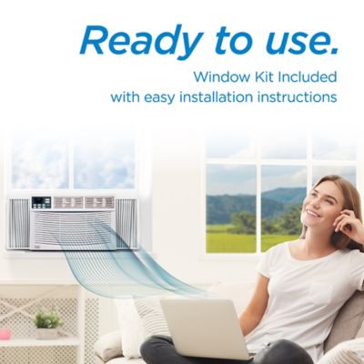 Image showing  8000 BTU Window Air Conditioner Unit, AC Cools Up to 350 Square Feet, White