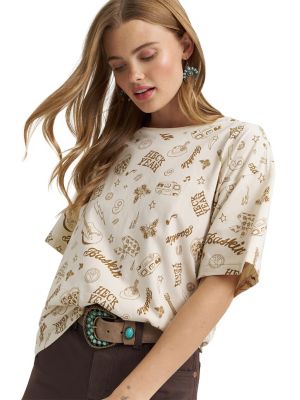 Image showing  x Lainey Wilson Women's All Over Print T-Shirt