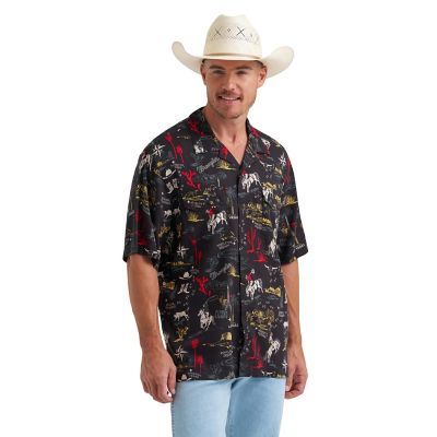 Image showing 0 th Wrangler Men's Coconut Cowboy Short Sleeve Snap Shirt