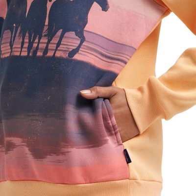 Image showing  Women's Retro Quarter Zip Sweatshirt