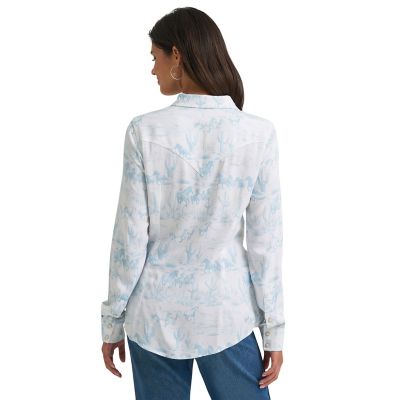 Image showing 2 th Wrangler Women's Western Long Sleeve Shirt