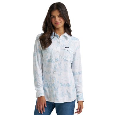 Image showing 1 th Wrangler Women's Western Long Sleeve Shirt