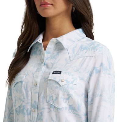 Image showing 3 th Wrangler Women's Western Long Sleeve Shirt
