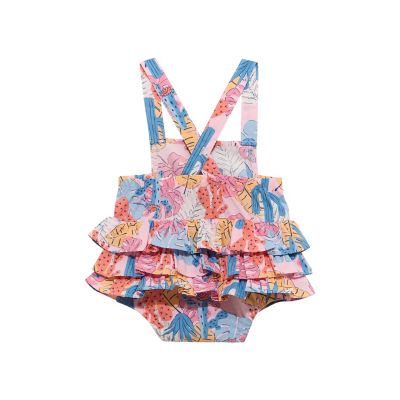 Image showing 1 th Wrangler Baby Girl's Cactus Print Onesie