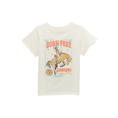 Image showing 0 th Wrangler Girl's Born Free Graphic T-Shirt
