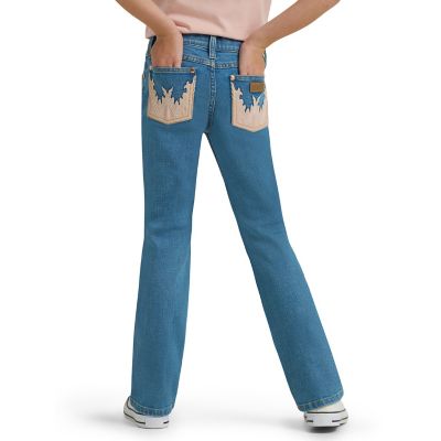 Image showing 1 th Wrangler x Lainey Wilson Girl's Mae Bootcut Jean