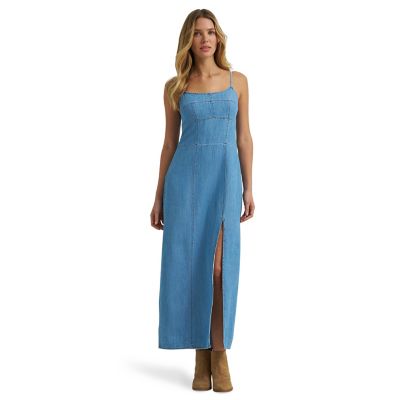 Image showing 1 th Wrangler Women's Retro Maxi Denim Dress