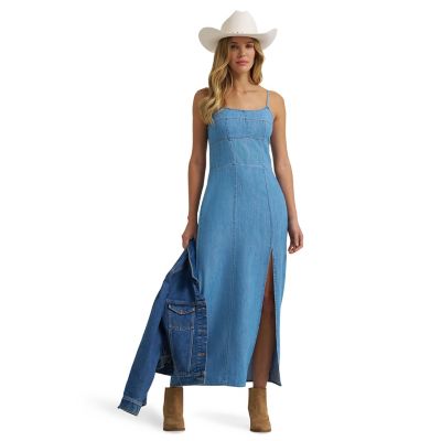Wrangler Women's Retro Maxi Denim Dress