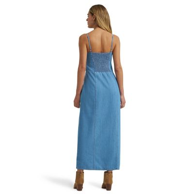 Image showing  Women's Retro Maxi Denim Dress