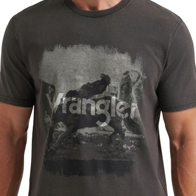 Image showing  Men's Acid Wash Logo T-Shirt