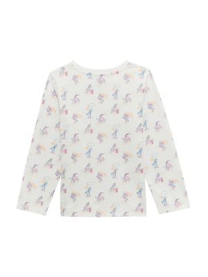 Image showing  Girl's Long Sleeve Rodeo Print T-Shirt