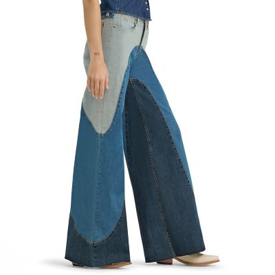 Image showing  x Lainey Wilson Women's Groovy Wide Leg Jean
