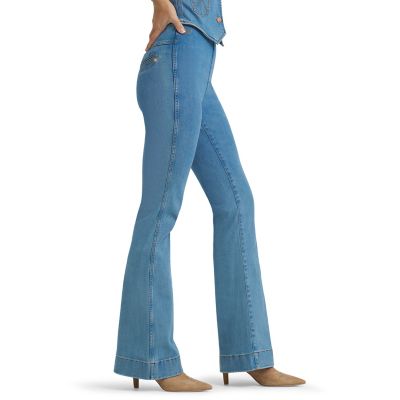 Image showing  x Lainey Wilson Women's Pull On Flare Jean