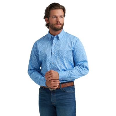Image showing 0 th Wrangler Men's Cody Johnson Long Sleeve Button Up Shirt