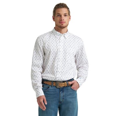 Image showing 0 th Wrangler Men's Cody Johnson Long Sleeve Button Up Shirt