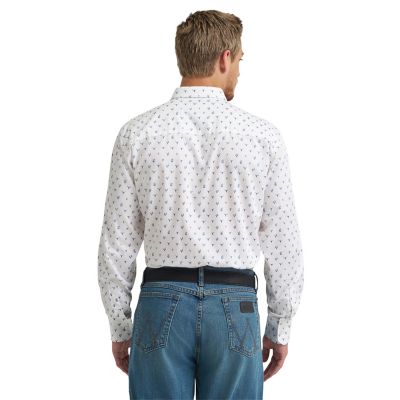 Image showing 1 th Wrangler Men's Cody Johnson Long Sleeve Button Up Shirt