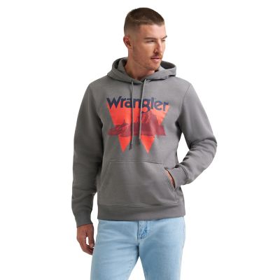 Wrangler Men's Western Logo Hoodie