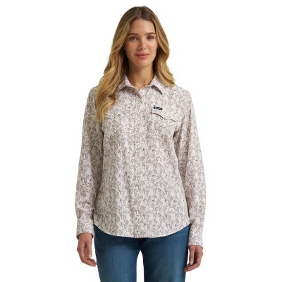 Image showing 1 th Wrangler Women's Performance Print Shirt