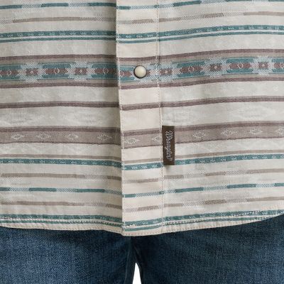 Image showing  Men's Retro Premium Long Sleeve Snap Shirt