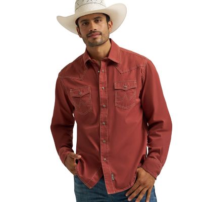 Wrangler Men's Retro Premium Long Sleeve Snap Shirt