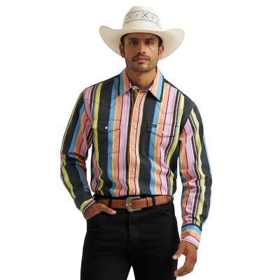 Image showing  Men's Vintage Inspired Brushpopper Western Snap Shirt