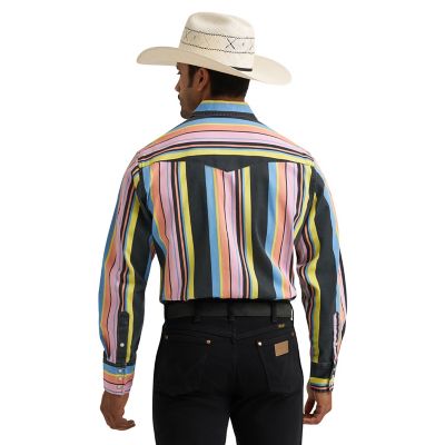 Image showing 2 th Wrangler Men's Vintage Inspired Brushpopper Western Snap Shirt