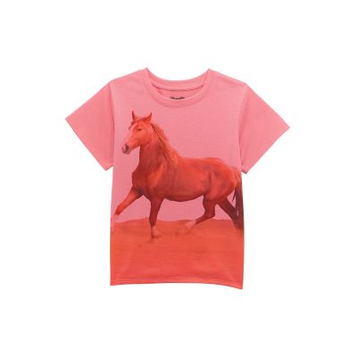 Wrangler Girl's Pink Horse T-Shirt