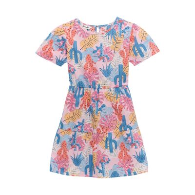 Wrangler Girl's Cactus Print Dress