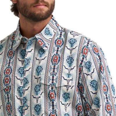 Image showing 2 th Wrangler Men's Checotah Long Sleeve Snap Shirt