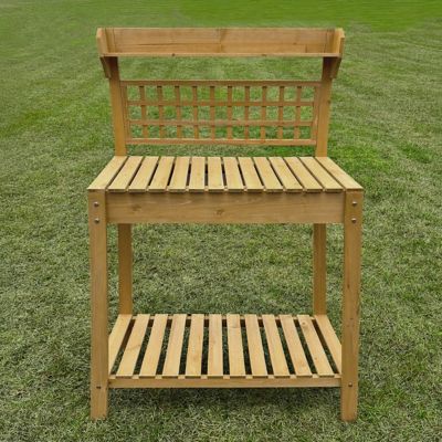 Image showing  Wooden Work Bench