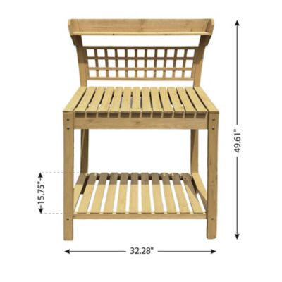 Image showing  Wooden Work Bench