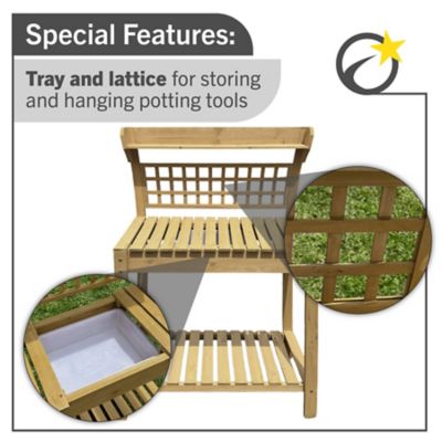 Image showing  Wooden Work Bench