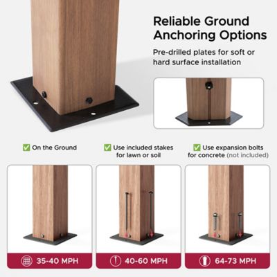 Image showing 7 th Sunjoy 20 ft. x 12 ft Kingston Hardtop Rectangular Gazebo