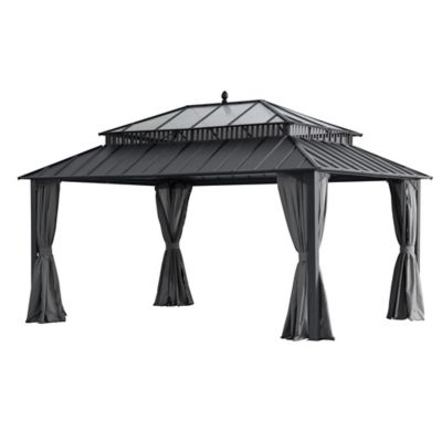 Image showing  16 ft. x 12 ft Kingston PC Rectangular Gazebo