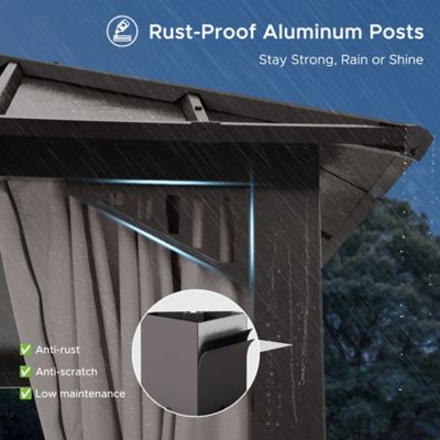 Image showing 7 th Sunjoy 16 ft. x 12 ft Kingston PC Rectangular Gazebo