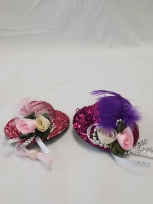 Image showing  Fancy Hats Pink & Purple