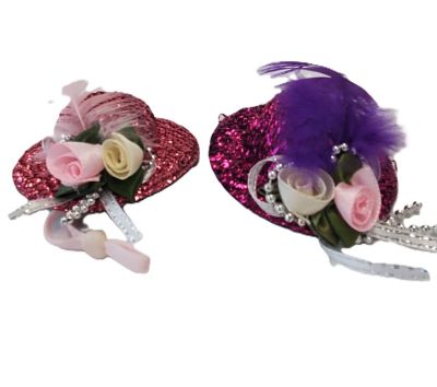 Image showing  Fancy Hats Pink & Purple