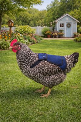 Image showing  Chicken Saddle Blue Only