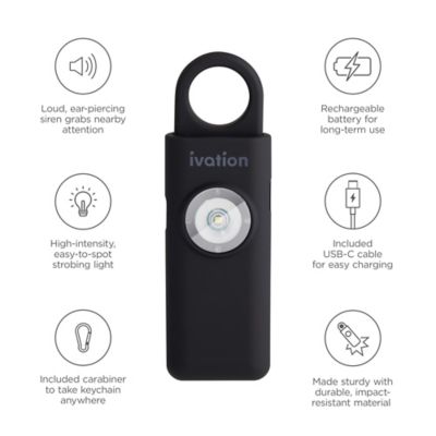 Image showing  Personal SOS Rechargeable Battery Black