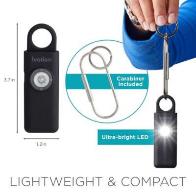 Image showing 5 th Ivation Personal SOS Rechargeable Battery Black