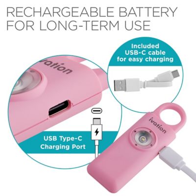 Image showing  Personal SOS Rechargeable Battery Pink
