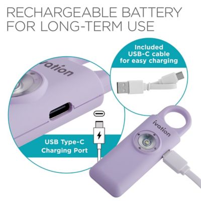 Image showing  Personal SOS Rechargeable Battery Lavender