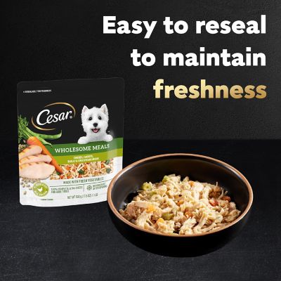 Image showing  Wholesome Meals Chicken, Carrots, Barley and Green Beans Dog Food, 17.6 oz.