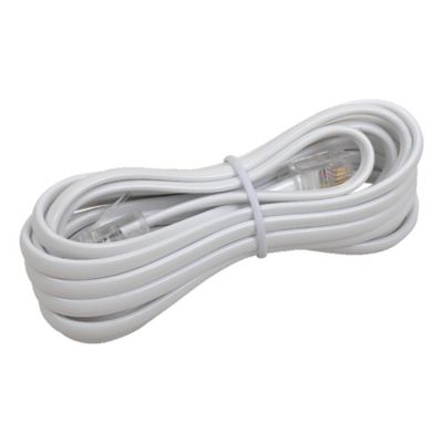 Image showing  Rounded Phone Line Cord 7 ft.