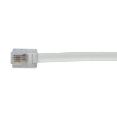 Image showing  Rounded Phone Line Cord 7 ft.