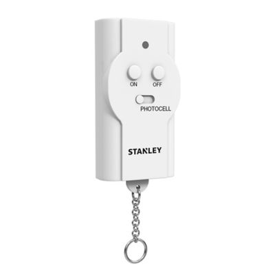 Image showing  Wireless Outdoor Remote Control Power Hub Kit with 2-Outlet Splitter/Receiver and Remote Transmitter