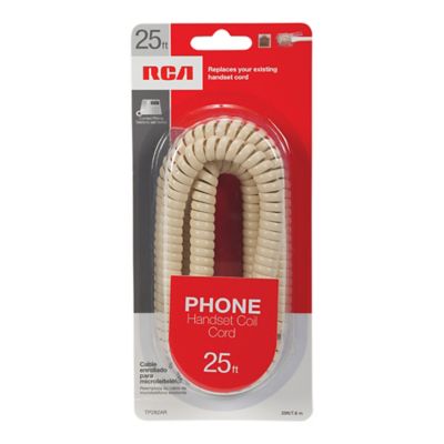 Image showing  Standard Handset Coil Cord (25 ft.; Almond)