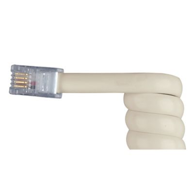 Image showing  Standard Handset Coil Cord (25 ft.; Almond)