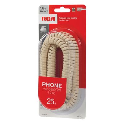 Image showing  Standard Handset Coil Cord (25 ft.; Almond)
