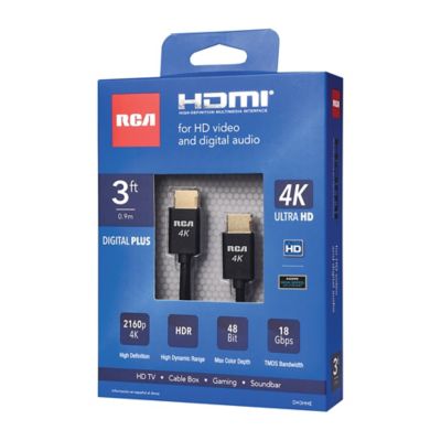 Image showing  Digital Plus High Speed HDMI Cable with Ethernet (3 ft.)